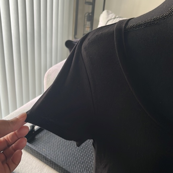 Occasion | Fringe Short Sleeve Top - Picture 4 of 7